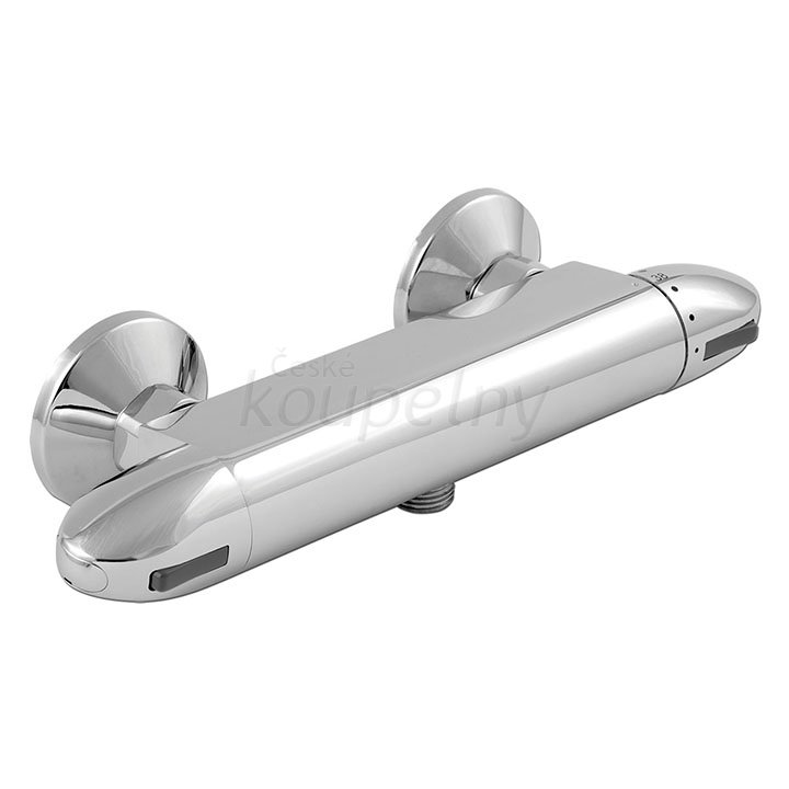 Ukázka z designové série termostatických baterií Novaservis AQUASAVE (sprchová termostatická baterie)