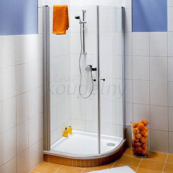 Řada sprchových zástěn Gustavsberg SKANDIC - příklad interiérové realizace